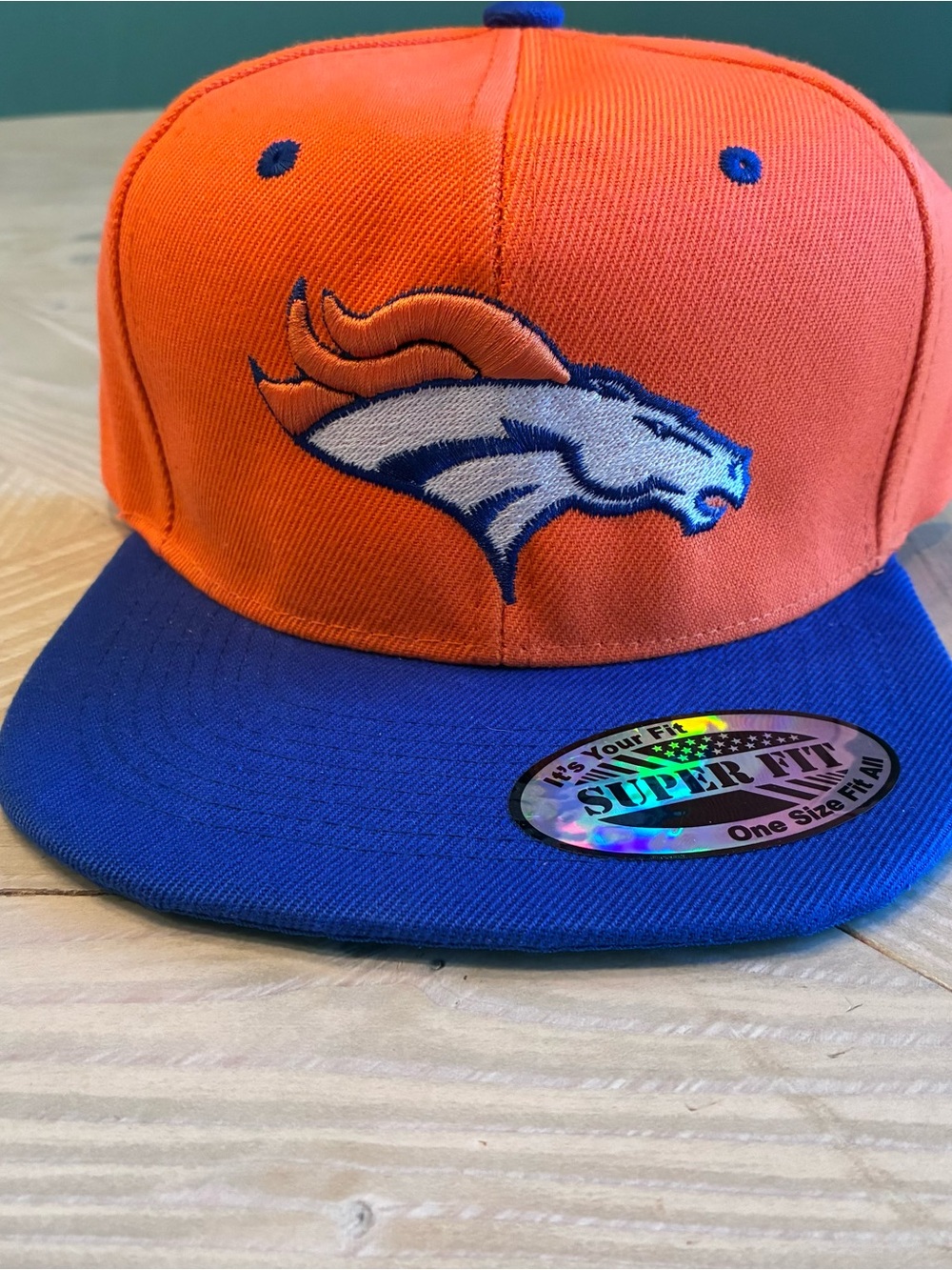Orange & Blue Snapback Hat